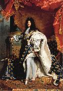 Hyacinthe Rigaud Portrait of Louis XIV oil